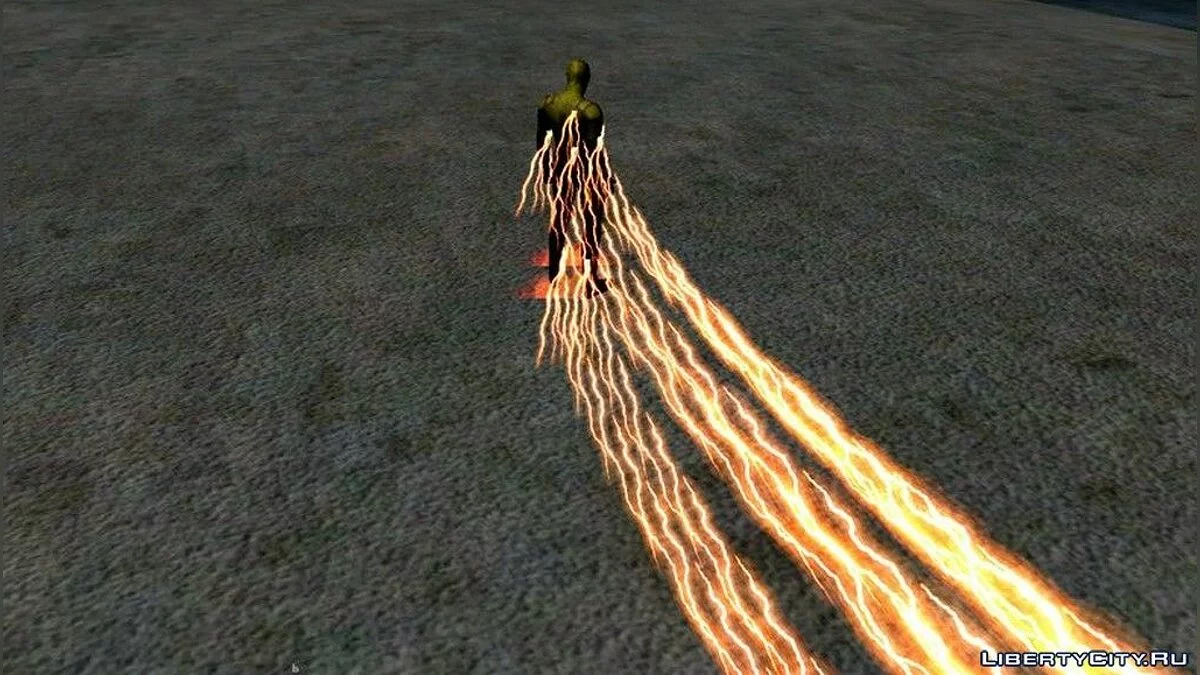 Мод на суперспособности Флэша / GTA San Andreas (iOS, Android)