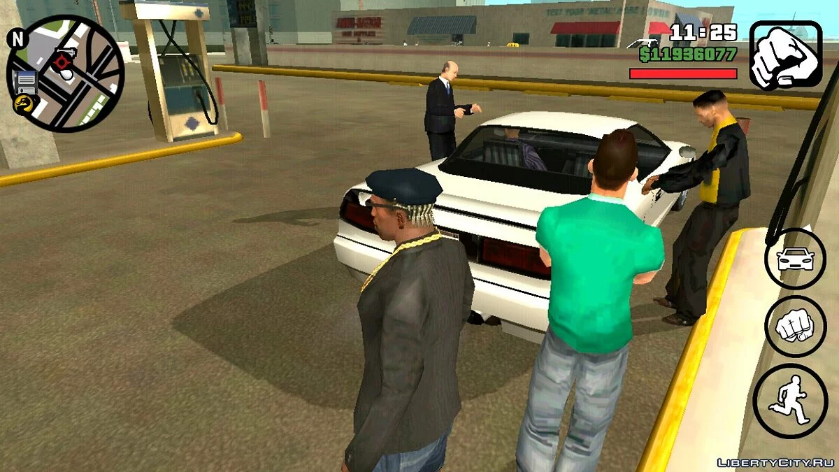Жизненная ситуация V6 - автозаправка / GTA San Andreas (iOS, Android)