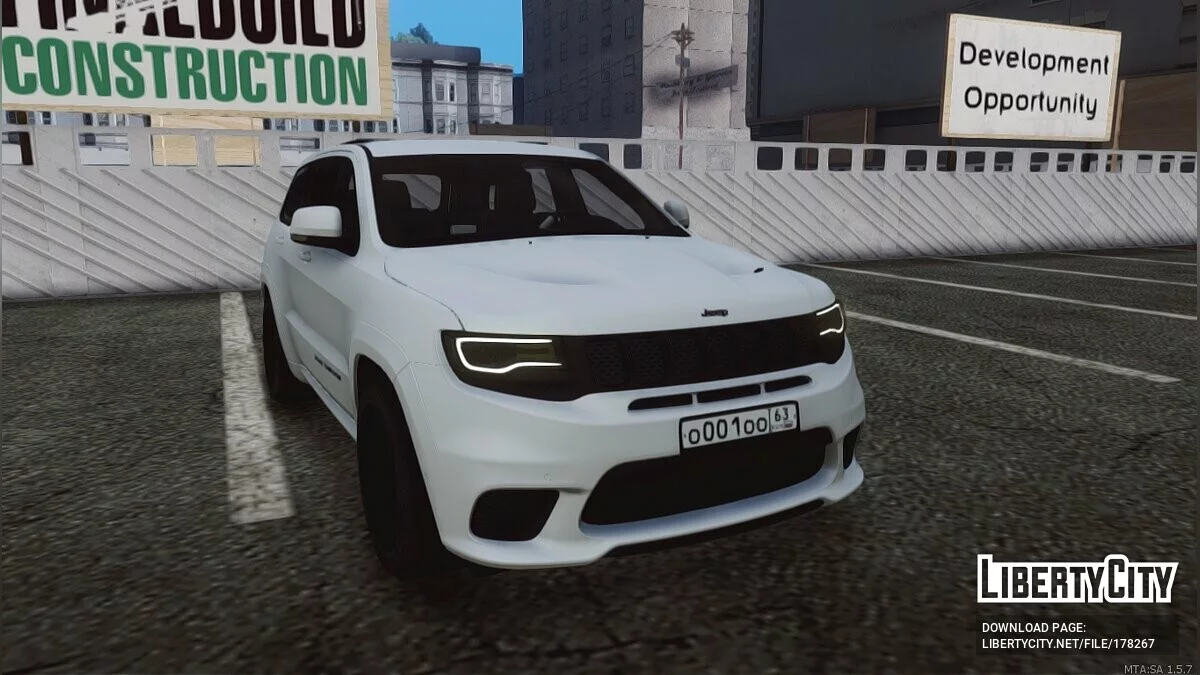 Jeep Grand Cherokee Trackhawk / GTA San Andreas