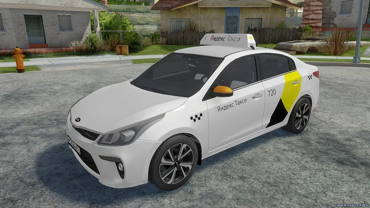Kia Rio - Яндекс Такси / GTA San Andreas