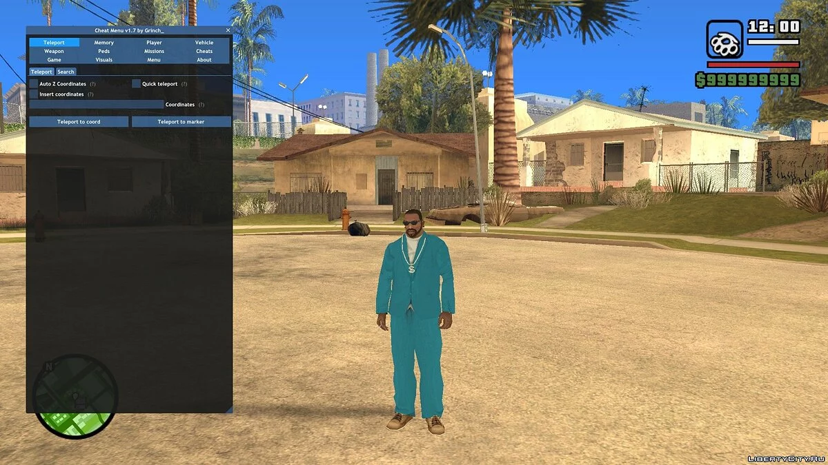 Чит-Меню / GTA San Andreas