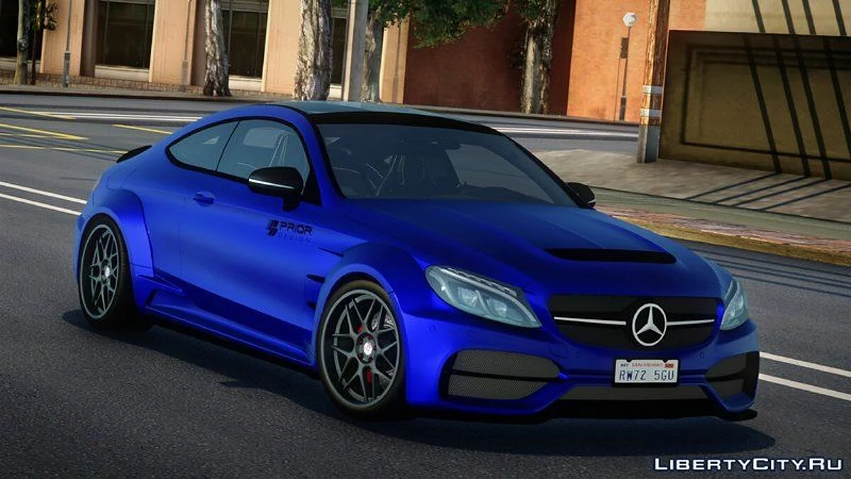 Mercedes-Benz C63 Coupe AMG Prior Design / GTA San Andreas