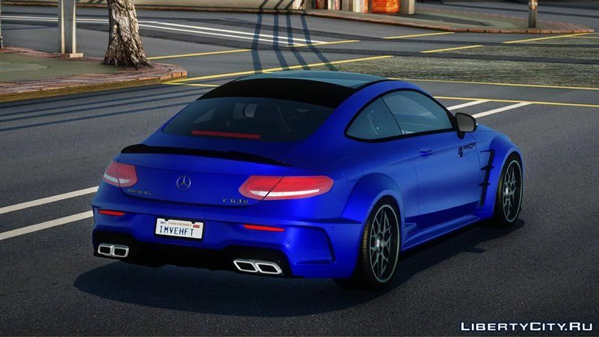 Mercedes-Benz C63 Coupe AMG Prior Design / GTA San Andreas
