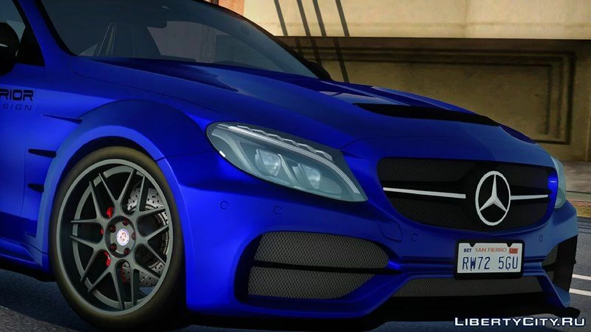 Mercedes-Benz C63 Coupe AMG Prior Design / GTA San Andreas