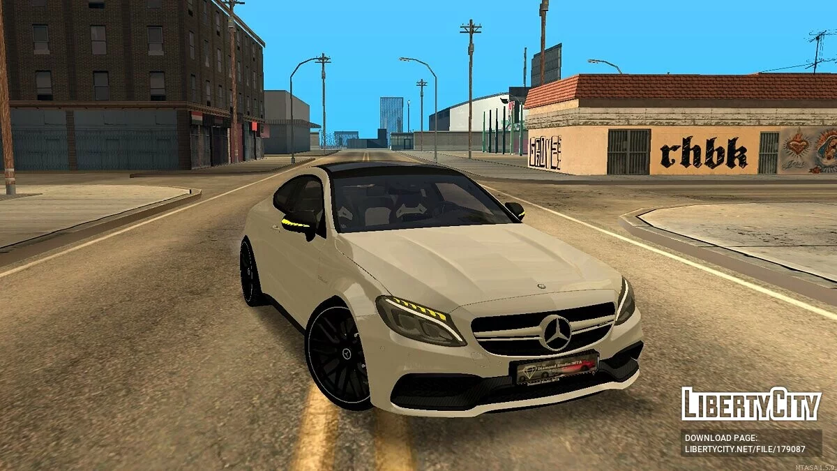 Mercedes-Benz C63S AMG Coupe + CCD / GTA San Andreas