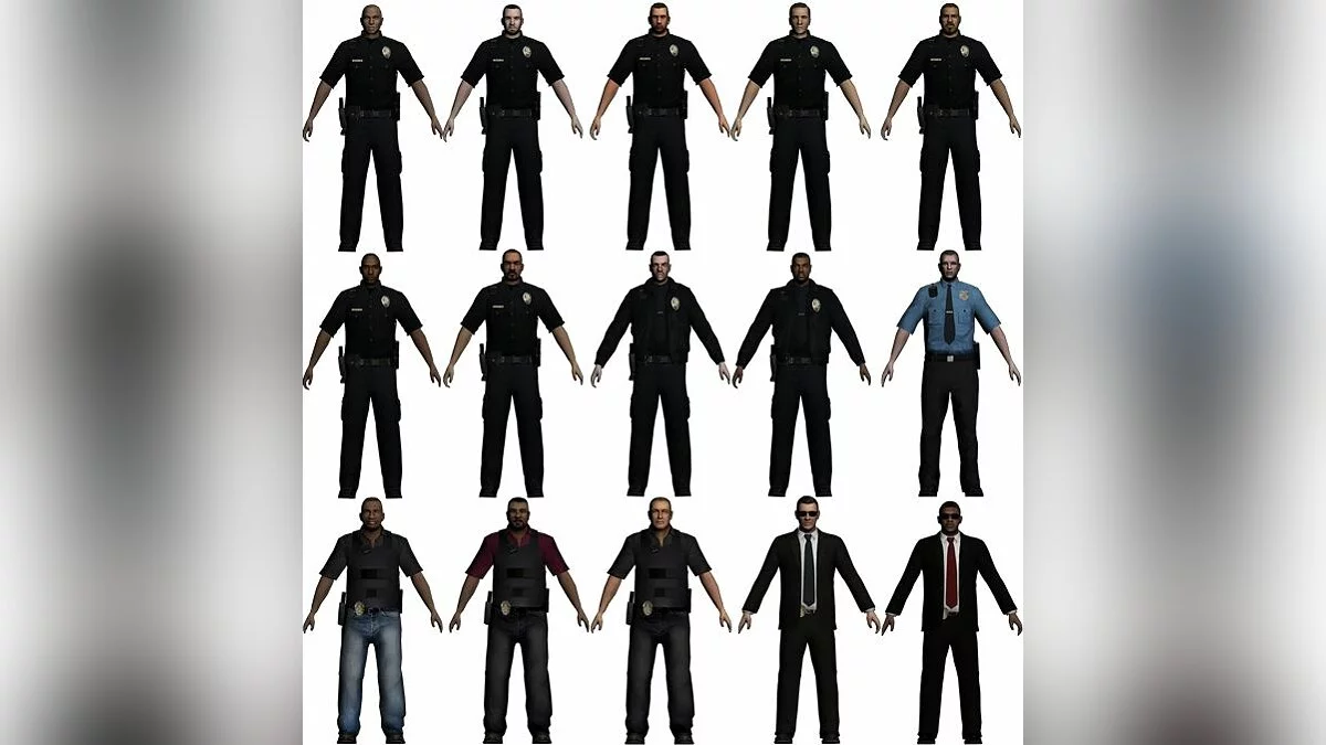 LSPD Skins Pack / GTA San Andreas