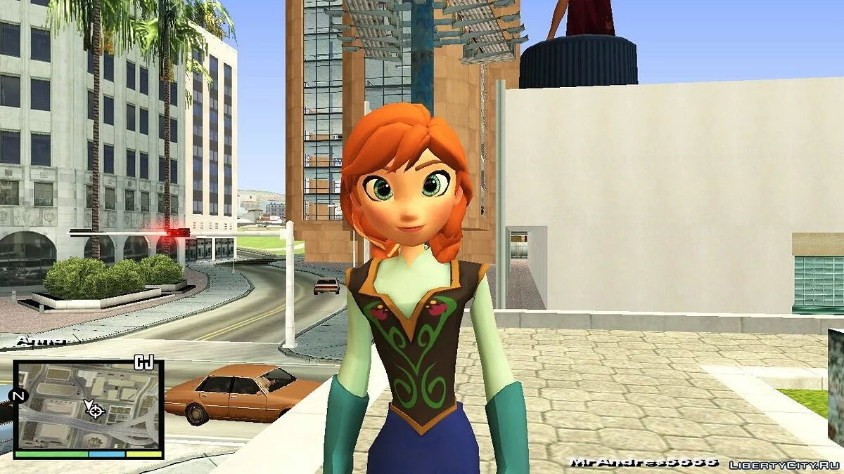 Princess Anna (Frozen) / GTA San Andreas