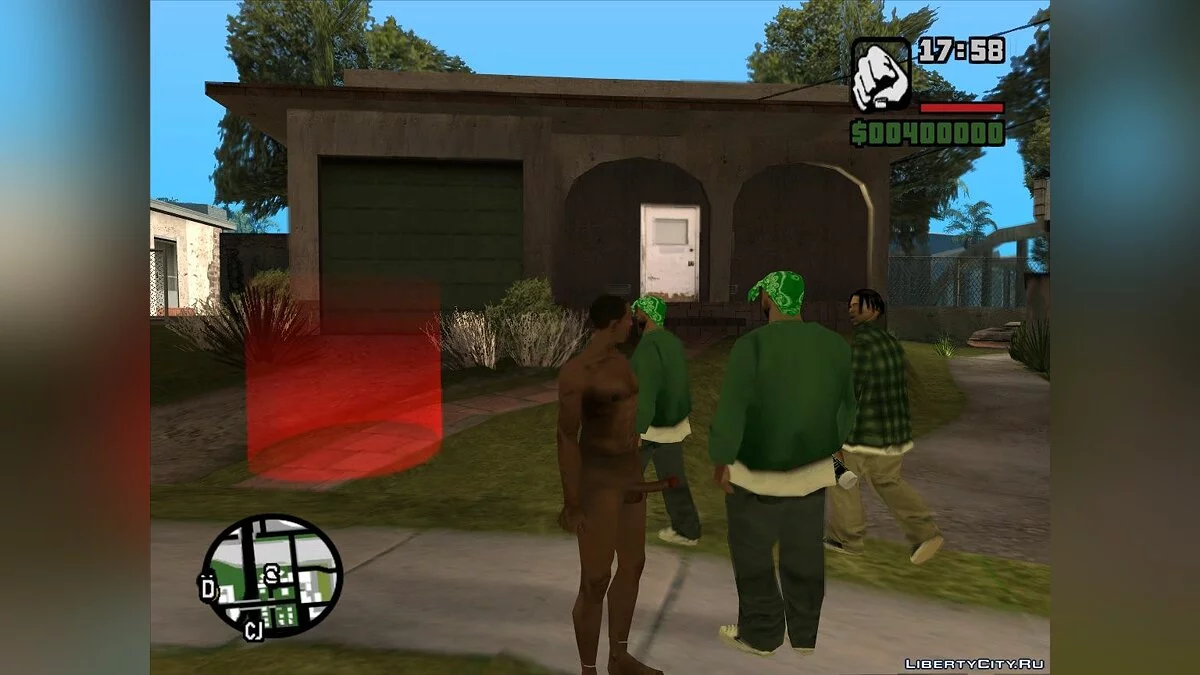 Nude mod for CJ / GTA San Andreas