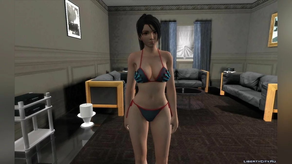 Момиджи в бикини из игры Dead or Alive 5 / GTA San Andreas