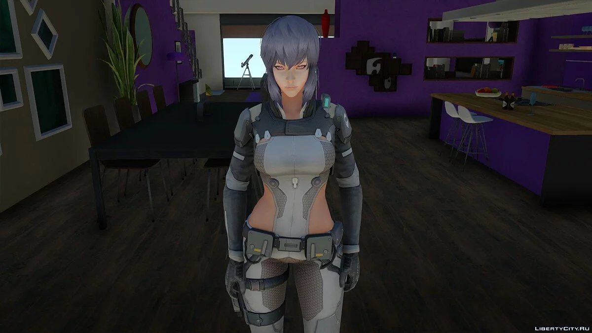 Мотоко Кусанаги из Ghost in the Shell / GTA San Andreas