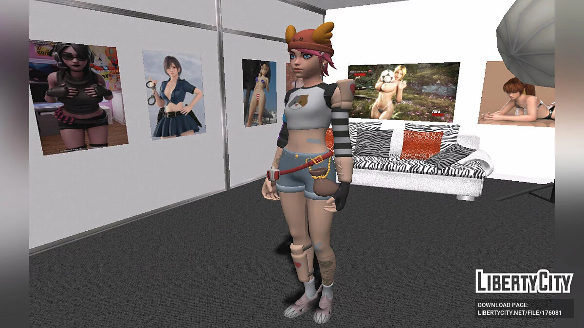 Летняя Грёза из Fortnite / GTA San Andreas