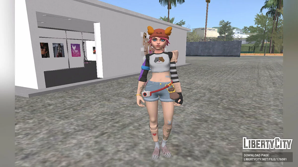 Летняя Грёза из Fortnite / GTA San Andreas