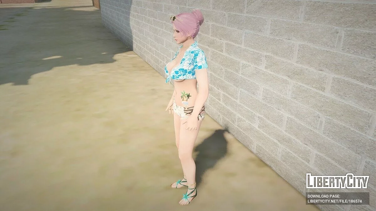 Элиза в сексуальном наряде / GTA San Andreas