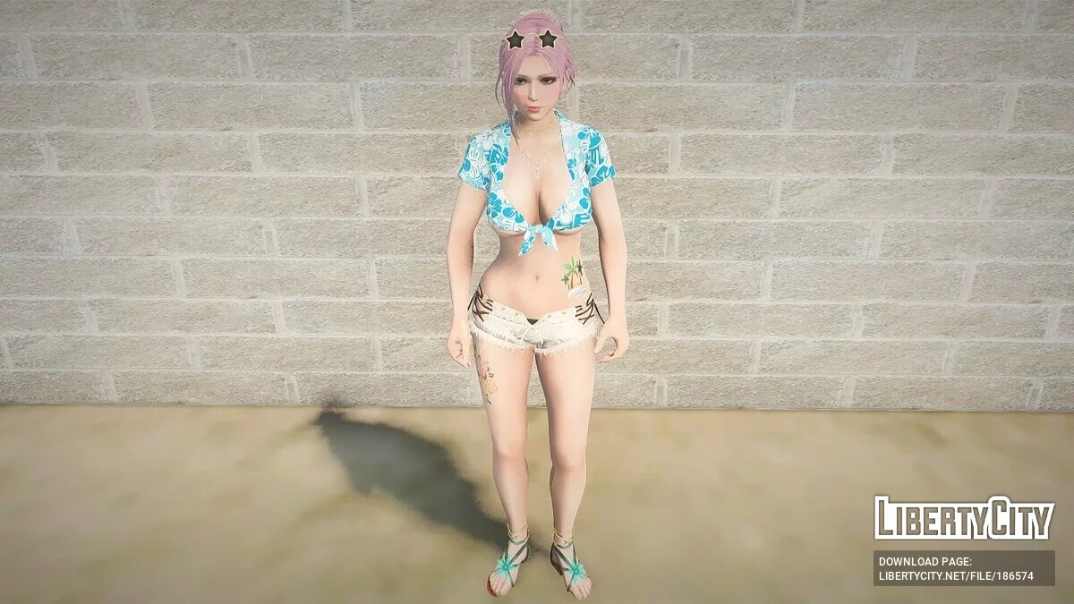 Элиза в сексуальном наряде / GTA San Andreas