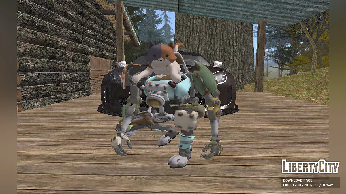 Робокот из Fortnite / GTA San Andreas