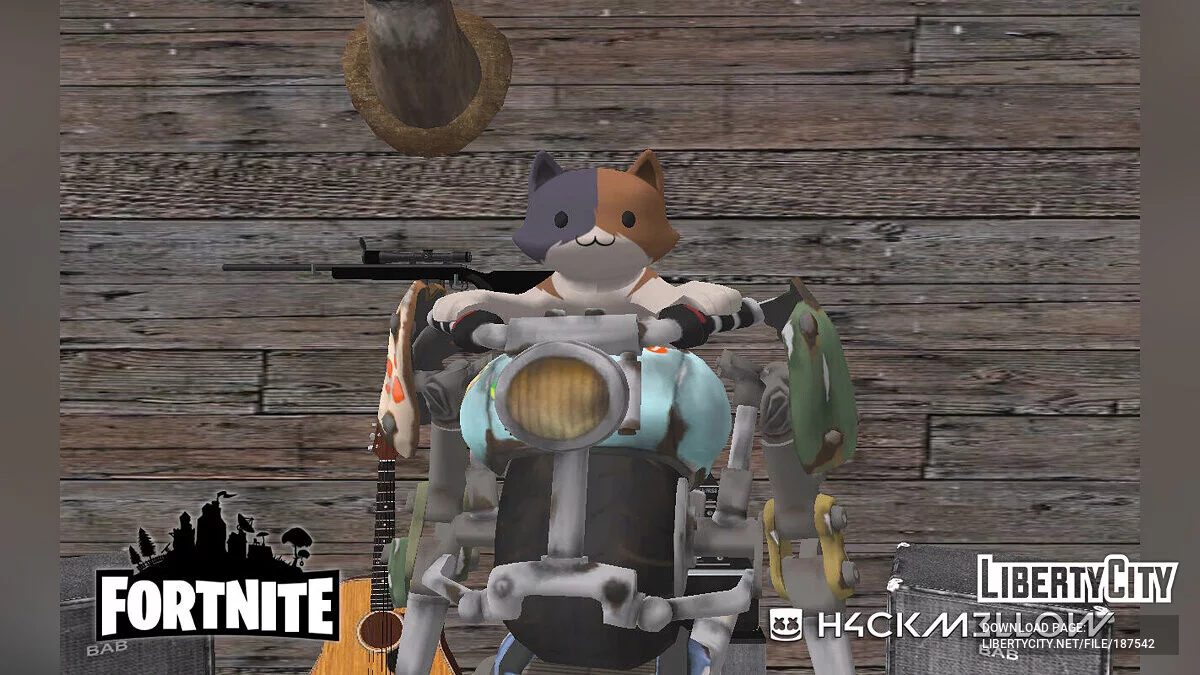 Робокот из Fortnite / GTA San Andreas