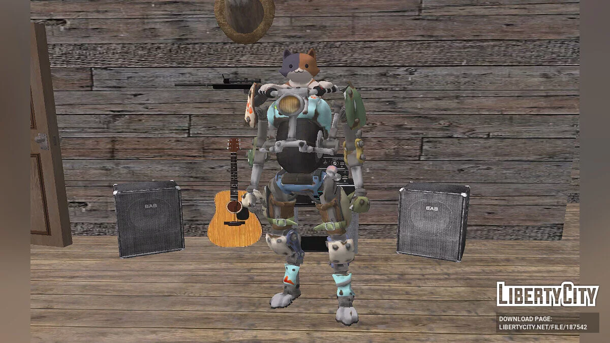 Робокот из Fortnite / GTA San Andreas