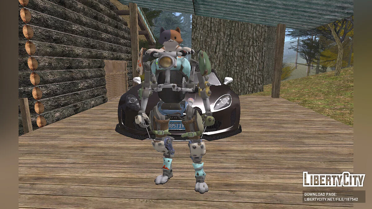 Робокот из Fortnite / GTA San Andreas