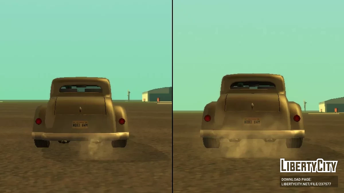 Улучшенная физика автомобилей / GTA San Andreas