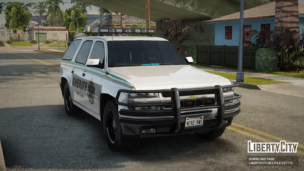 Chevrolet Tahoe 2006 Red County Sheriff / GTA San Andreas