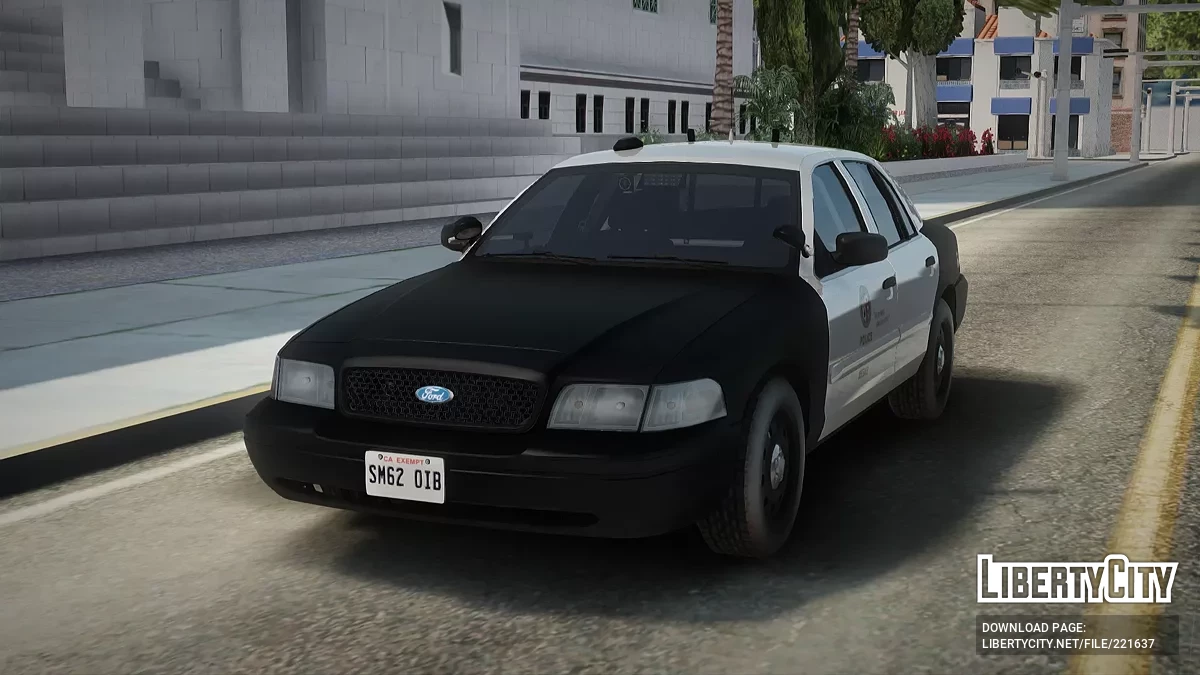 Ford Crown Victoria LAPD Central Community Police Station Slicktop / GTA San Andreas