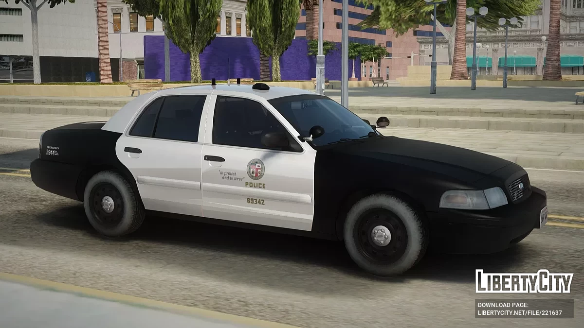 Ford Crown Victoria LAPD Central Community Police Station Slicktop / GTA San Andreas
