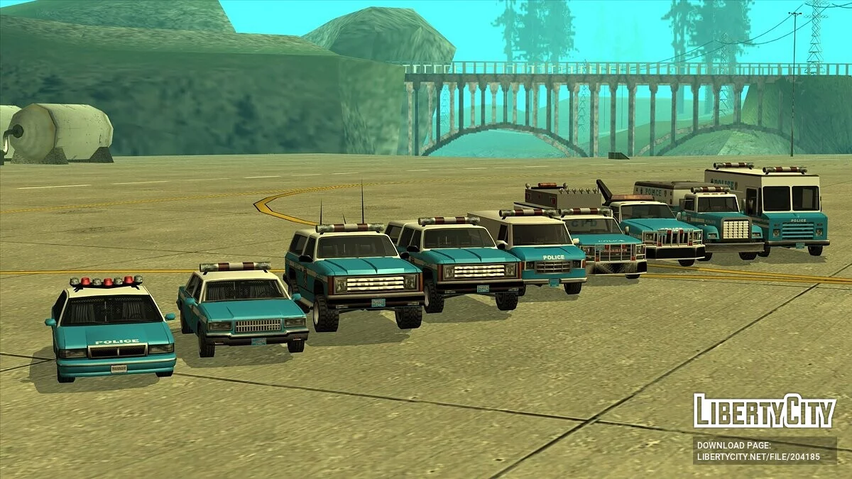LCPD Vehicle Pack Pt.1 / GTA San Andreas