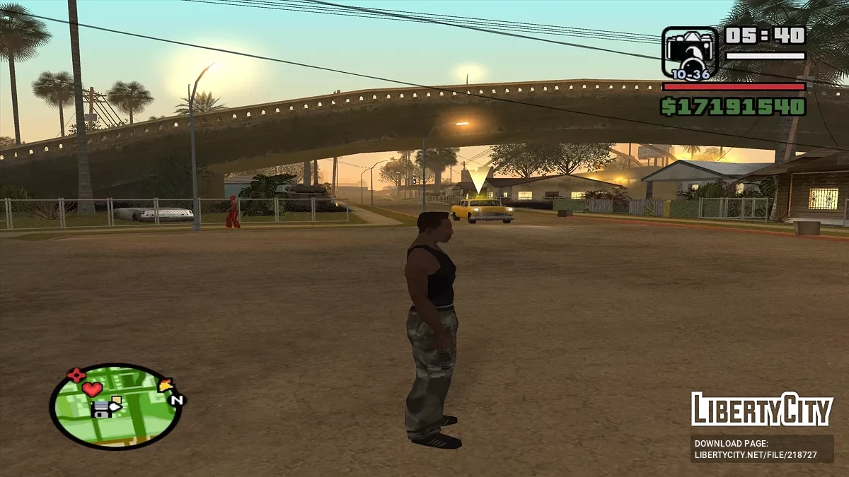 Настоящее такси в SA / GTA San Andreas