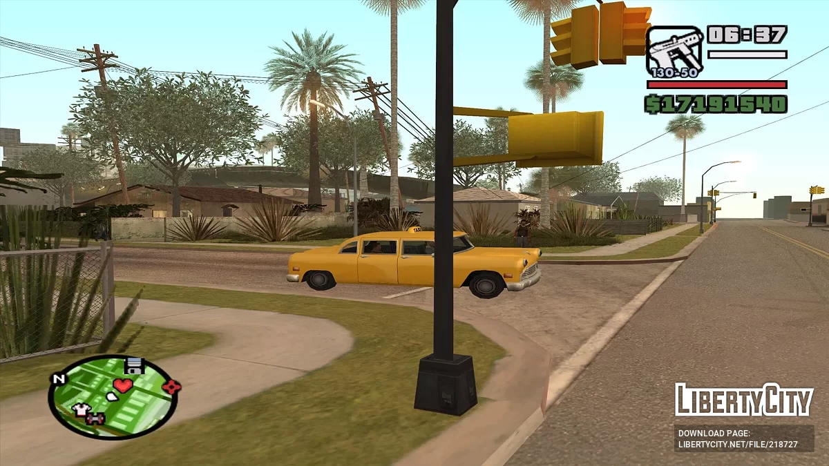 Настоящее такси в SA / GTA San Andreas