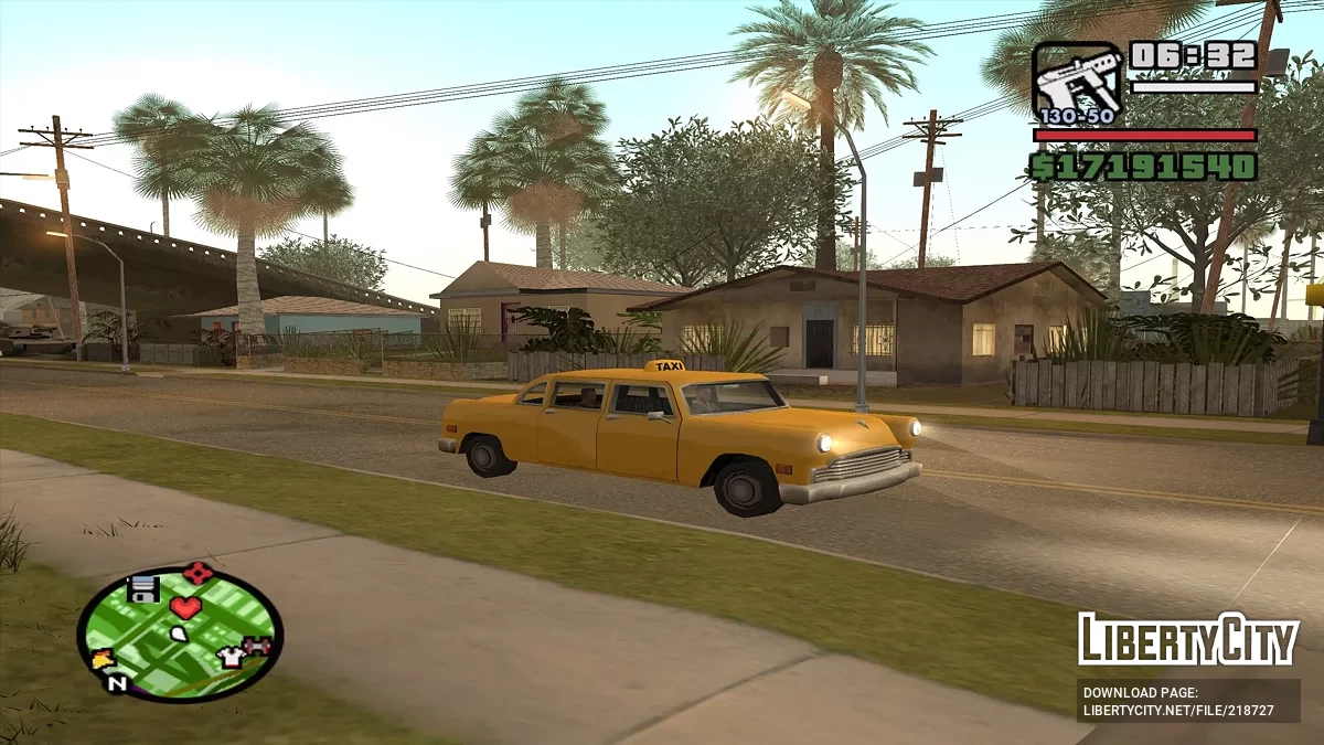 Настоящее такси в SA / GTA San Andreas