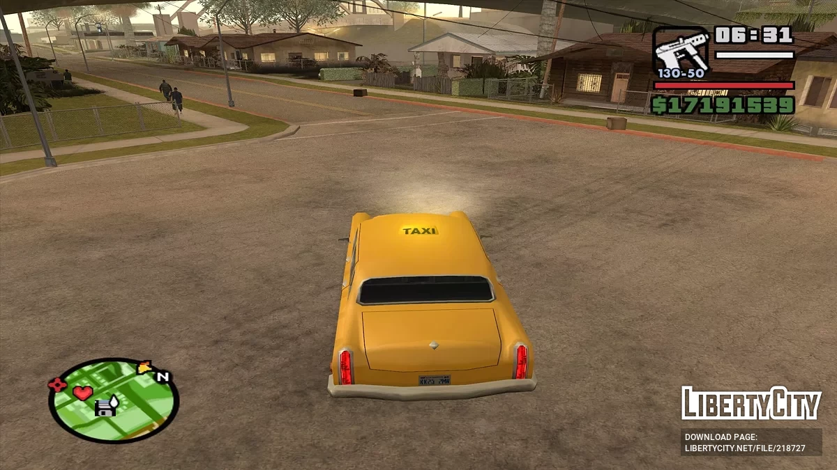 Настоящее такси в SA / GTA San Andreas