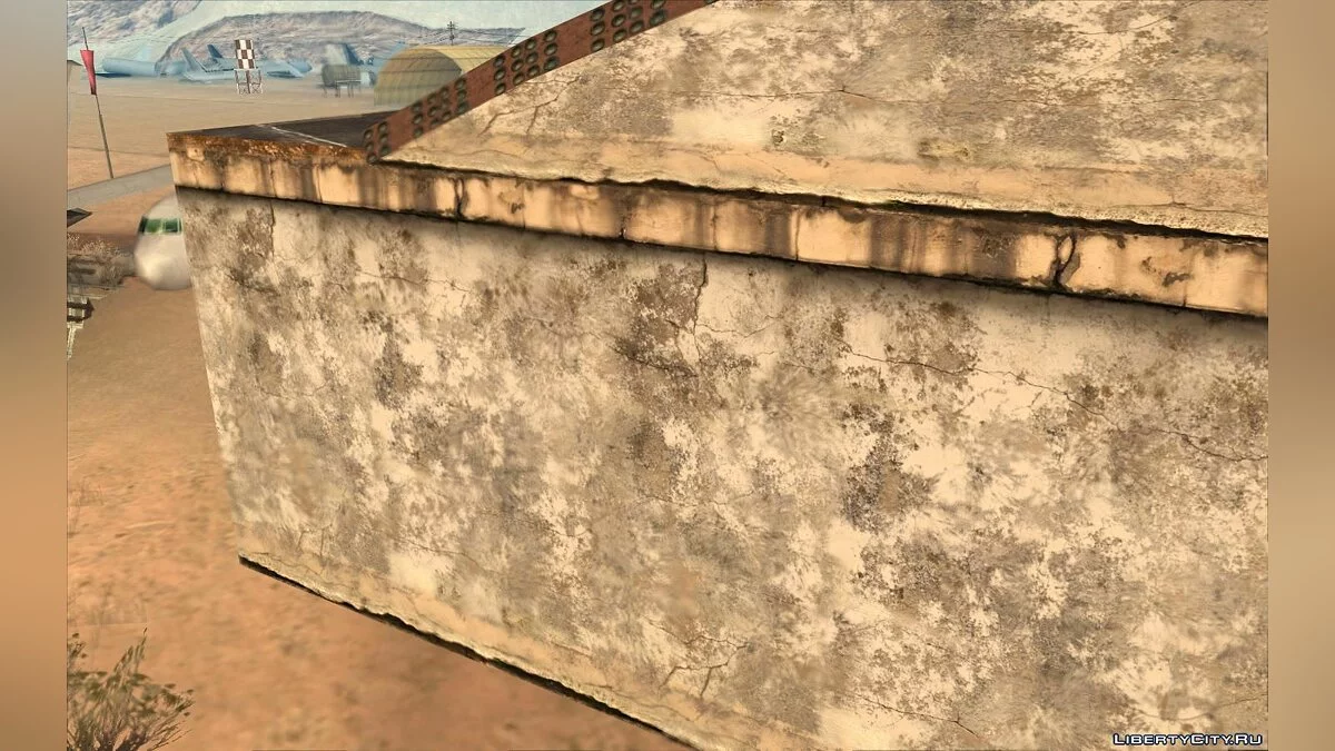 Новые текстуры для ангара в заброшенном аэропорту   / GTA San Andreas