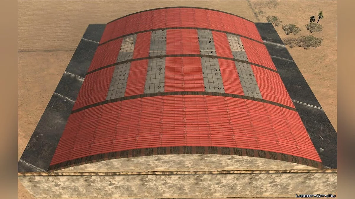 Новые текстуры для ангара в заброшенном аэропорту   / GTA San Andreas