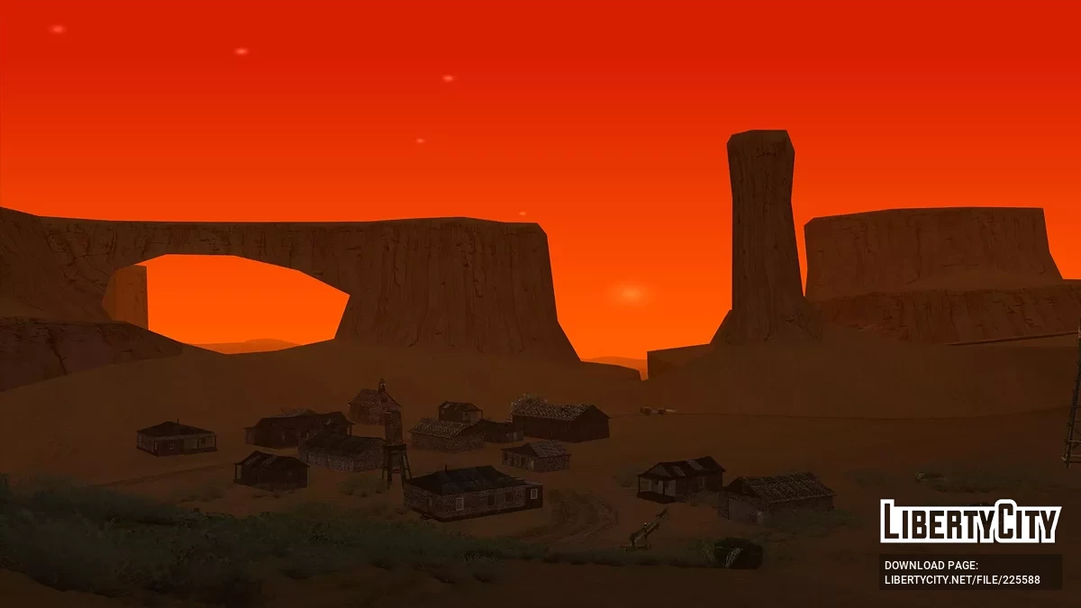 Обновлённые текстуры пустыни / GTA San Andreas