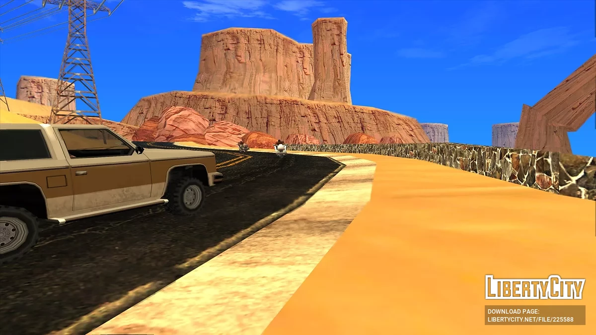 Обновлённые текстуры пустыни / GTA San Andreas