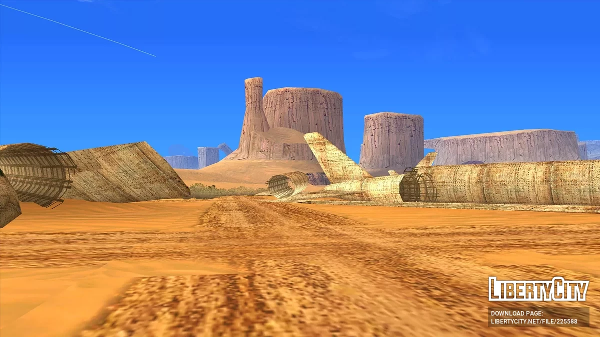 Обновлённые текстуры пустыни / GTA San Andreas