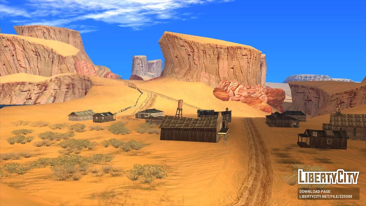 Обновлённые текстуры пустыни / GTA San Andreas