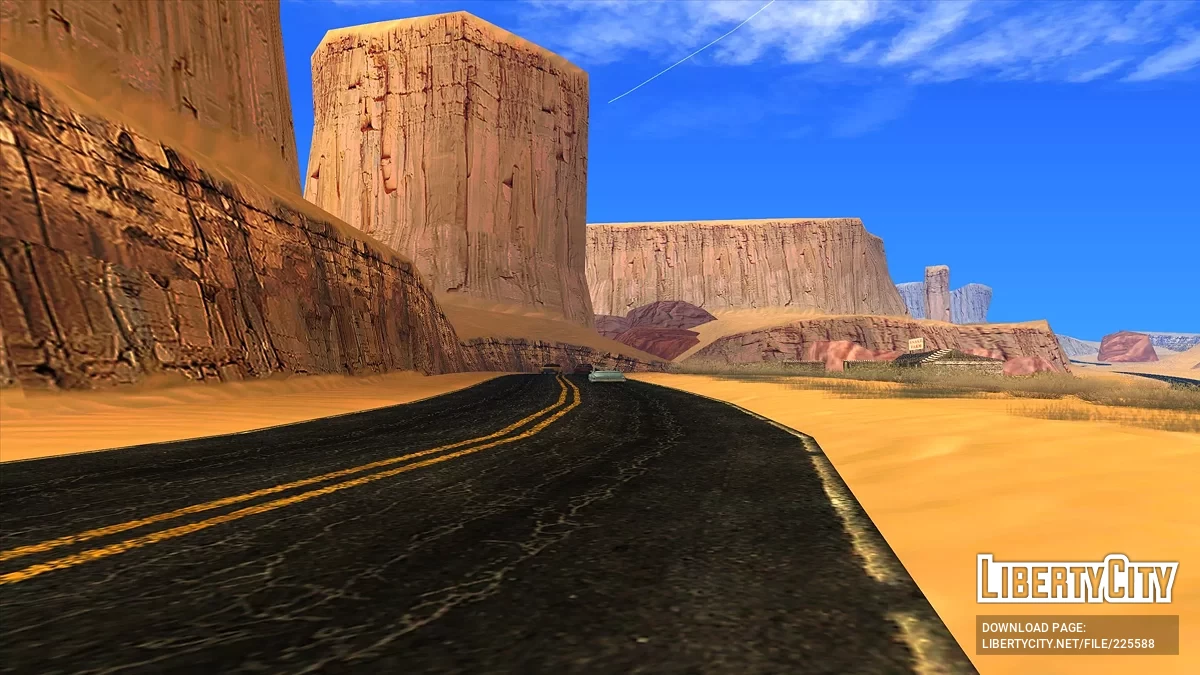 Обновлённые текстуры пустыни / GTA San Andreas