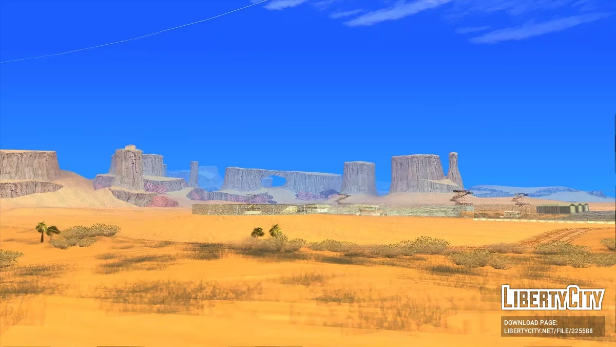 Обновлённые текстуры пустыни / GTA San Andreas