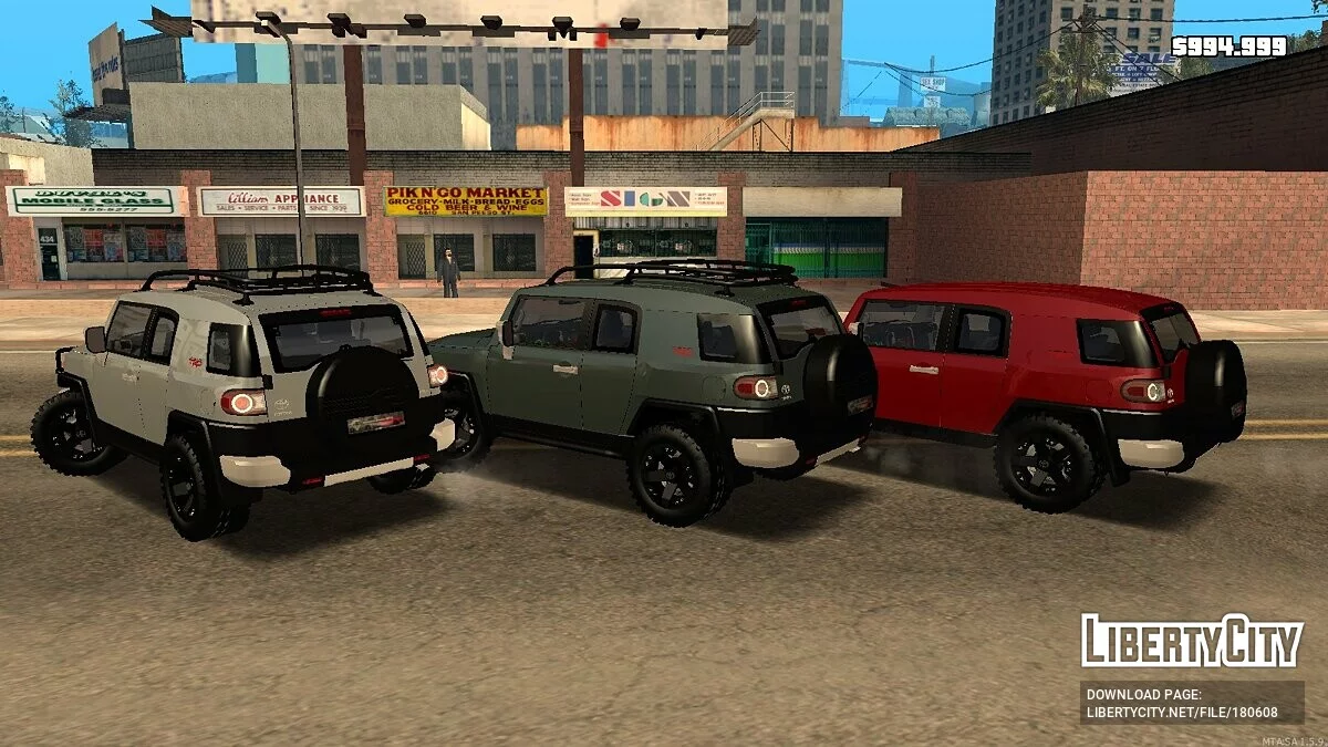 Toyota FJ Cruiser + CCD / GTA San Andreas