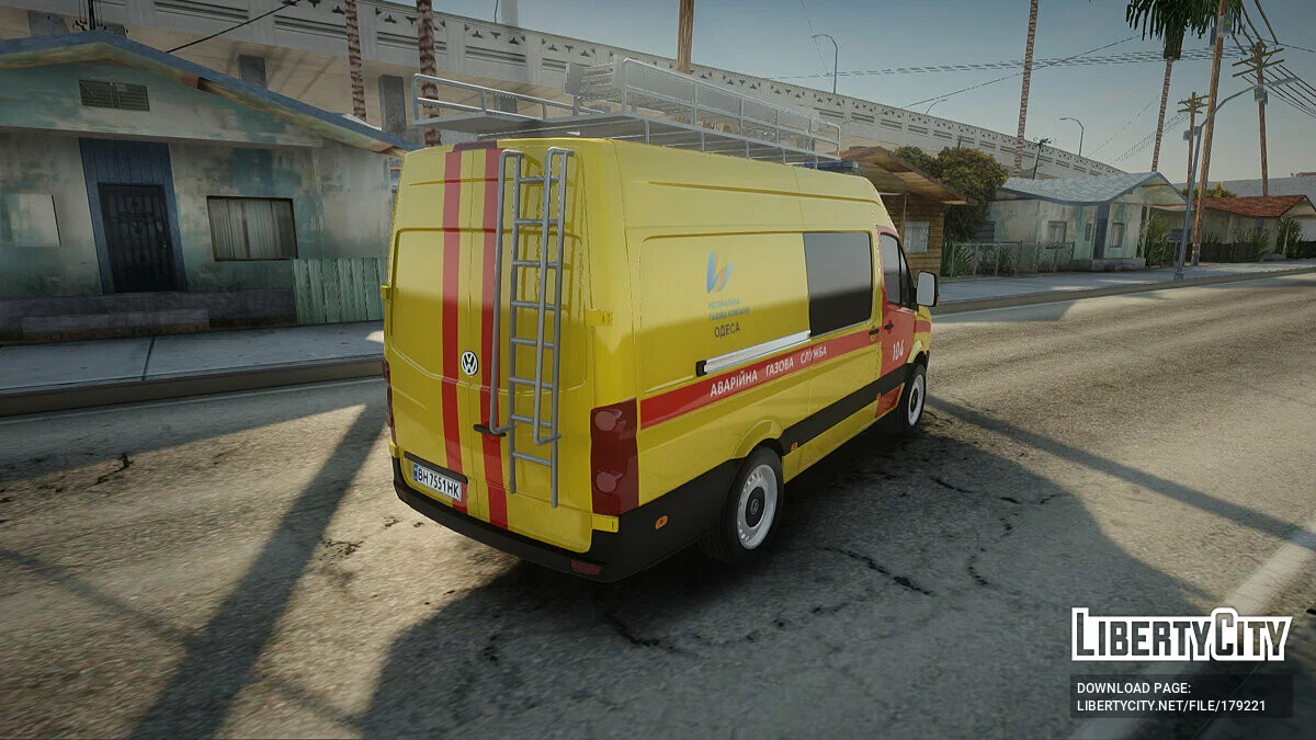 Volkswagen Crafter Газовая служба Украины / GTA San Andreas