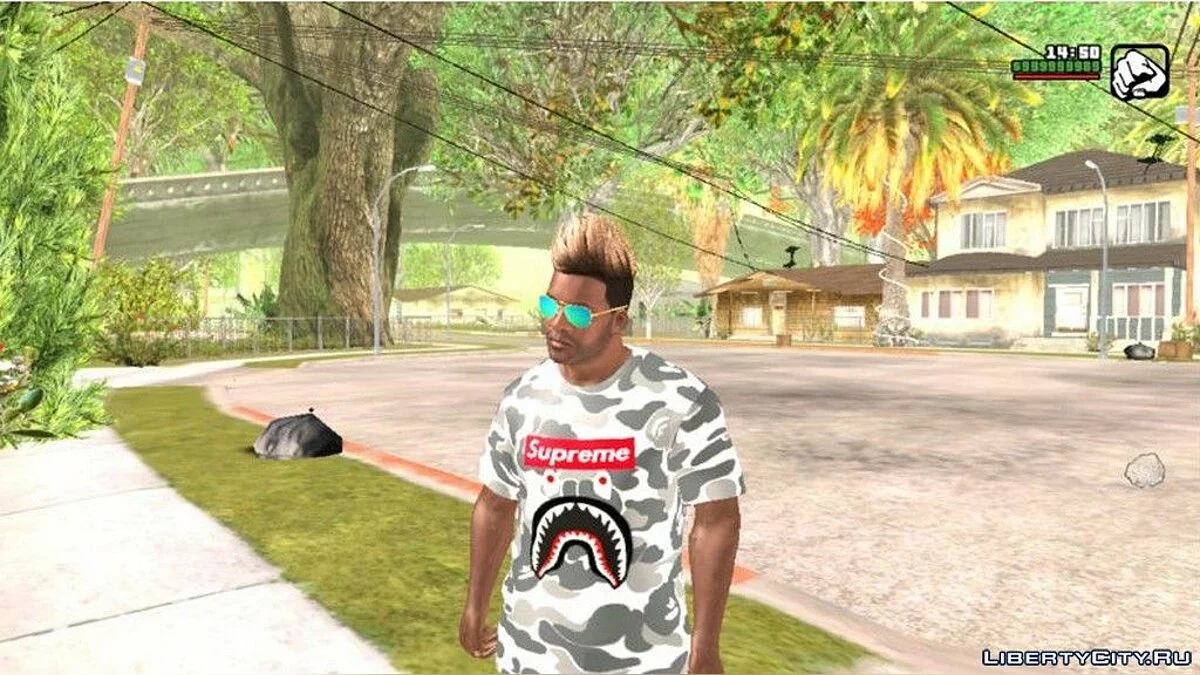 Камуфляжная футболка / GTA San Andreas (iOS, Android)
