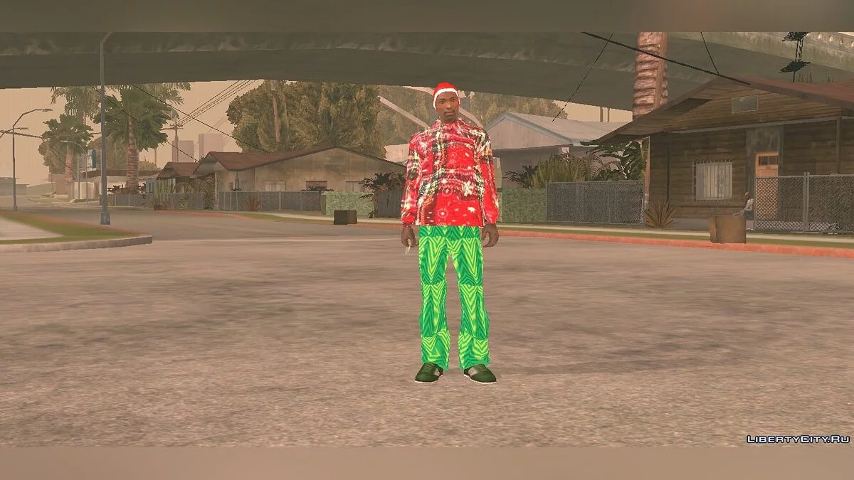 Рождественский наряд для Сиджея / GTA San Andreas (iOS, Android)