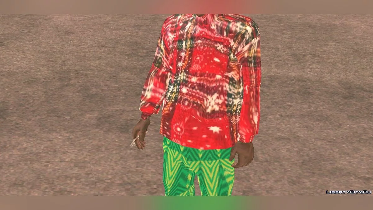 Рождественский наряд для Сиджея / GTA San Andreas (iOS, Android)