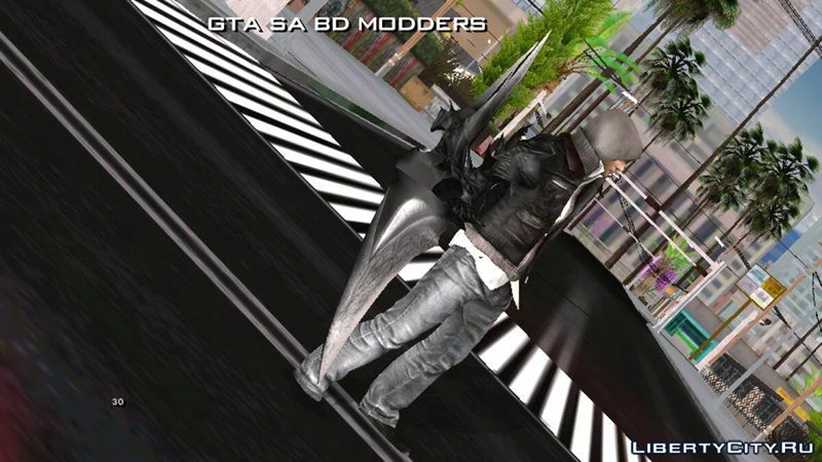 Алекс Мерсер с клинком из Прототипа / GTA San Andreas (iOS, Android)