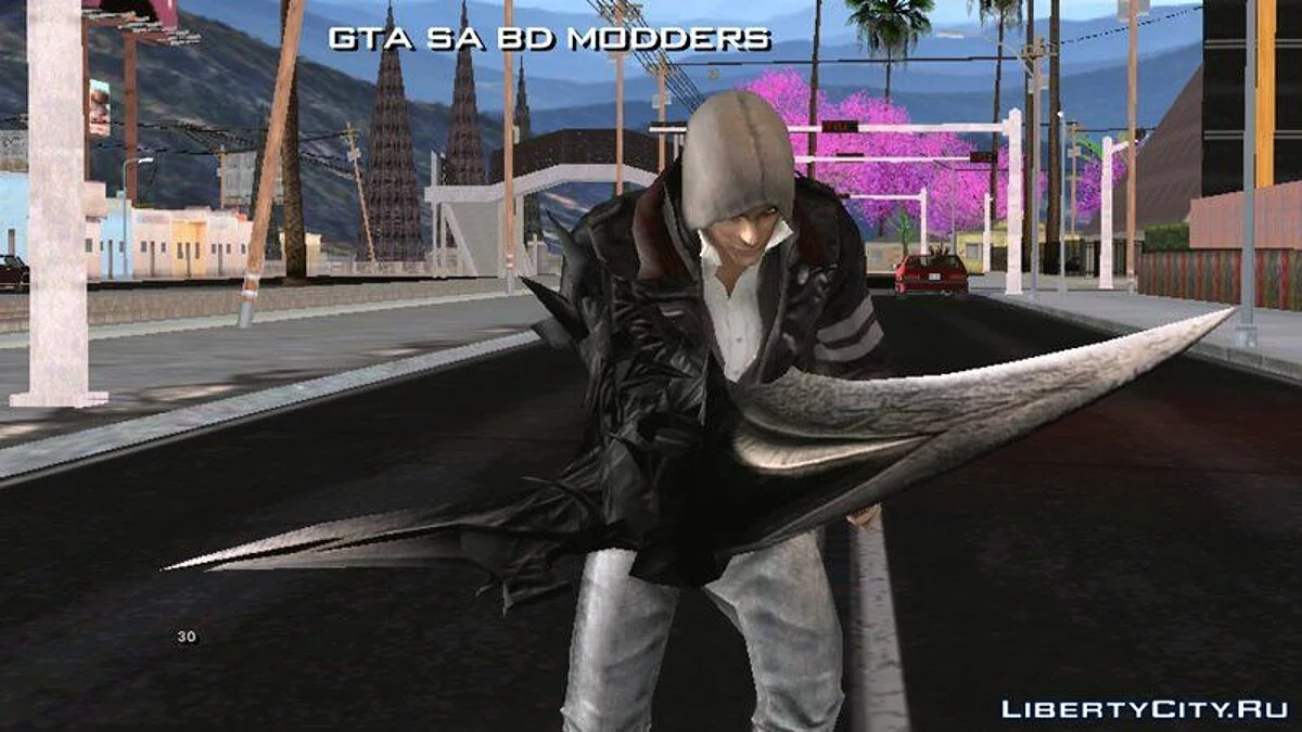 Алекс Мерсер с клинком из Прототипа / GTA San Andreas (iOS, Android)