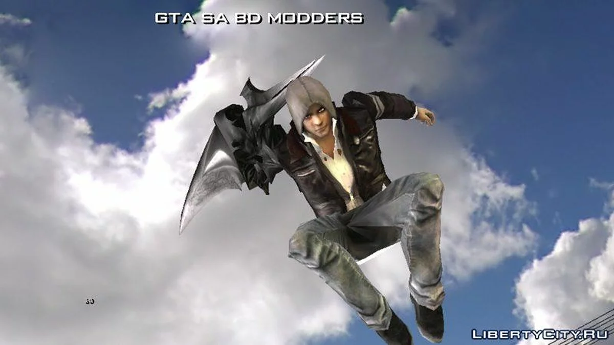 Алекс Мерсер с клинком из Прототипа / GTA San Andreas (iOS, Android)