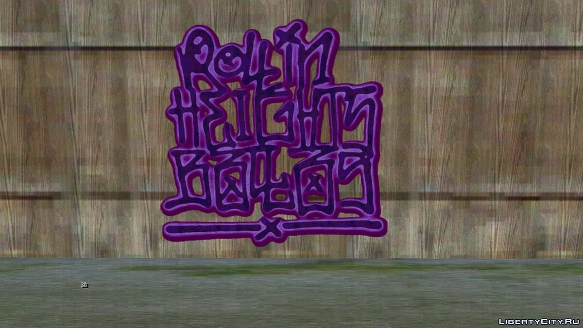 Оригинальное граффити банд в HD / GTA San Andreas (iOS, Android)