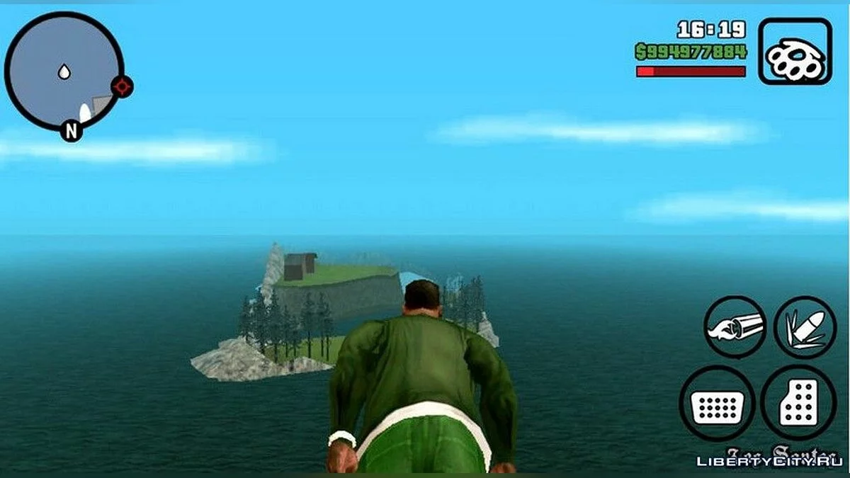 Красивый остров / GTA San Andreas (iOS, Android)