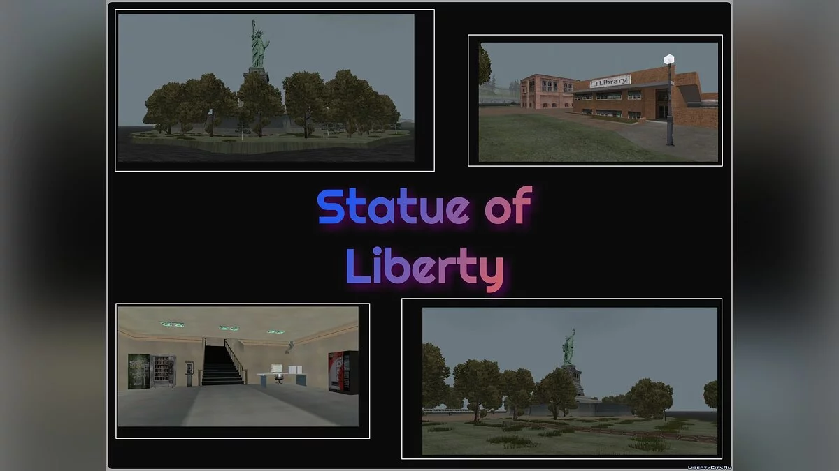 Statue of Liberty for GTA SA Mobile - Конвертация Статуи Свободы в мобильную SA / GTA San Andreas (iOS, Android)